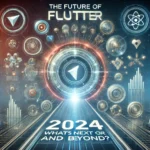 DALL·E 2025 02 09 01.52.36 A feature image for a blog titled The Future of Flutter Whats Next for 2024 and Beyond . The image should include the Flutter logo futuristic vis